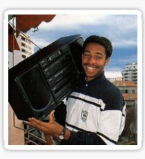 Pegatina Thierry Henry con un Ghetto Blaster