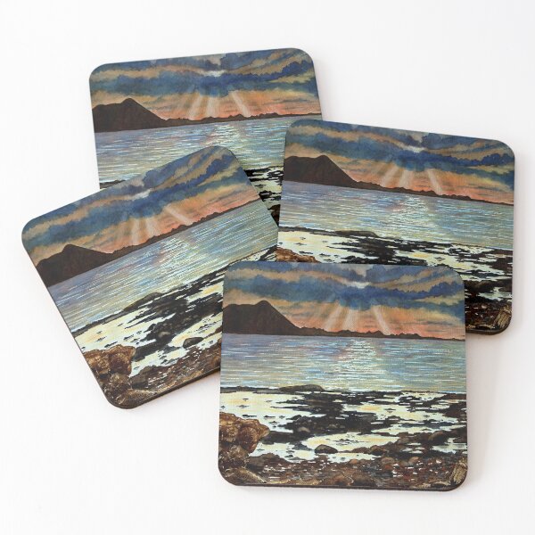 Item preview, Sunrise towards Lobos from Corralejo designed and sold by OurShop.