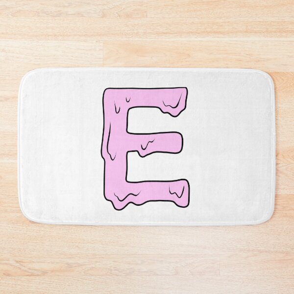 Item preview, melting pastel pink E initial  designed and sold by illhustration.