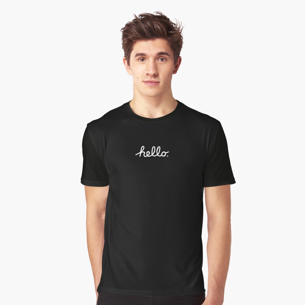 apple hello t shirt