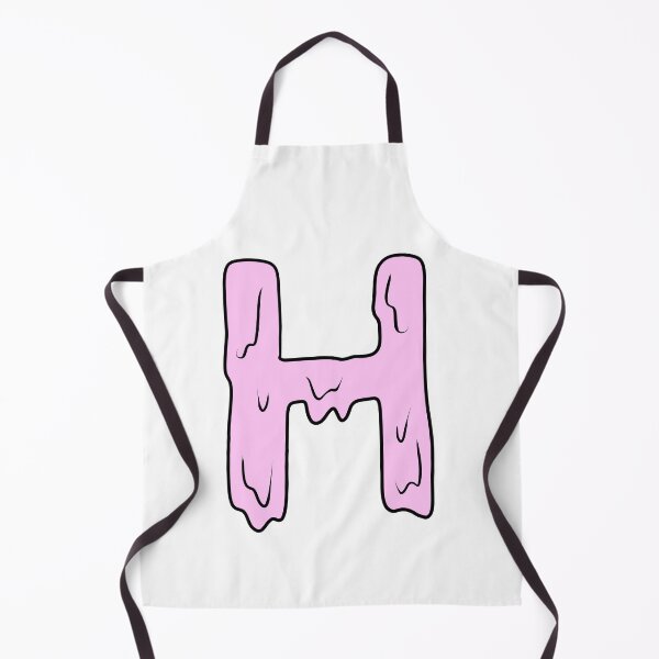 Item preview, melting pastel pink H initial  designed and sold by illhustration.