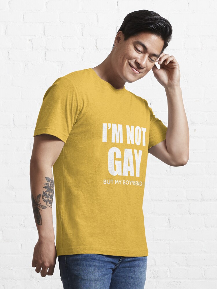 I'm Not Gay but 20 IS 20 Lol Funny Mens T Shirt Joke Rude 