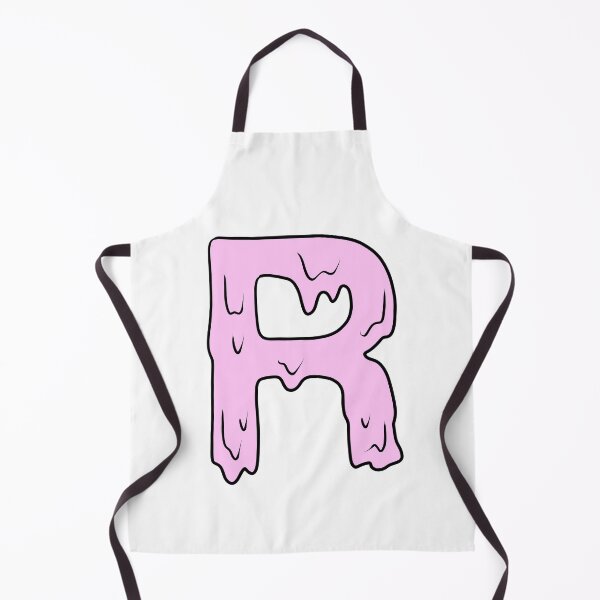 Item preview, melting pastel pink R initial  designed and sold by illhustration.