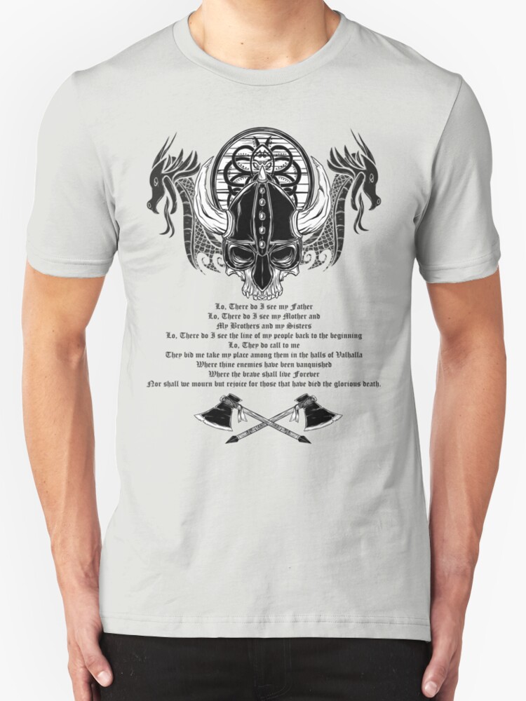 viking warrior t shirt