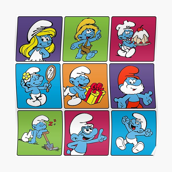 Smurf Posters | Redbubble