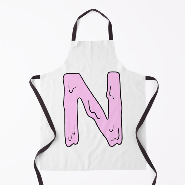 Item preview, melting pastel pink N initial  designed and sold by illhustration.