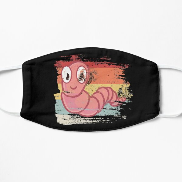 Earthworm Face Masks Redbubble - how to worm in farm world roblox