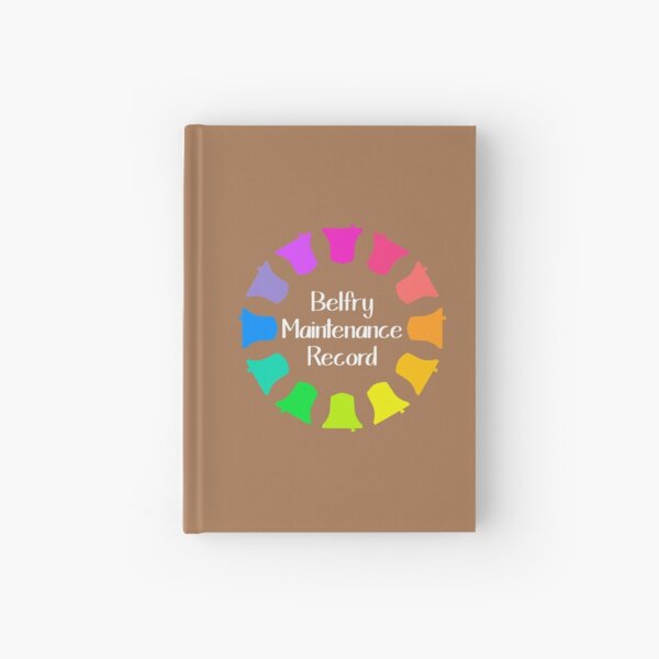 Item preview, Bell Ringing - BELFRY MAINTENANCE RECORD BOOK designed and sold by SuzySuperlative.
