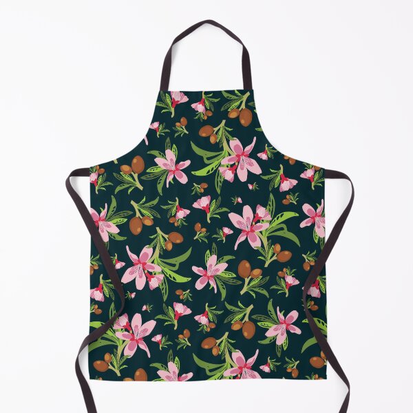 Item preview, Green & Pink Almond Flower Pattern designed and sold by lanolga.