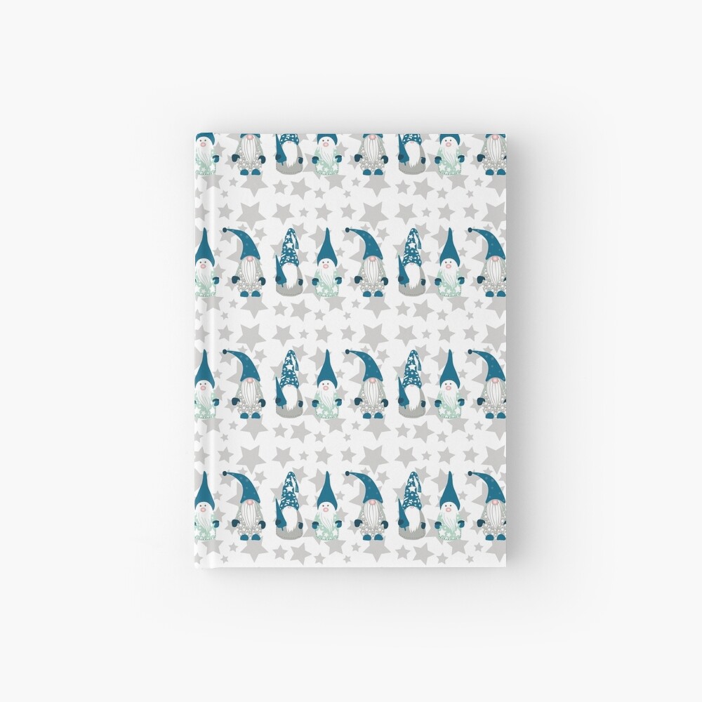 Trio of Gnomes with stars Hardcover Journal