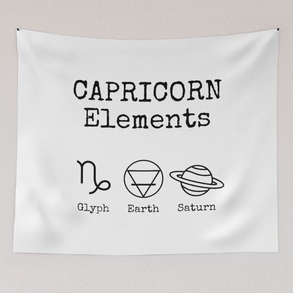 Item preview, Capricorn Elements Design designed and sold by JaysignersPrint.