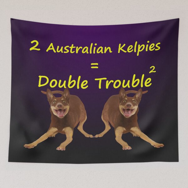 Item preview, 2 Australian Kelpies = double trouble squared designed and sold by Kestrelle.