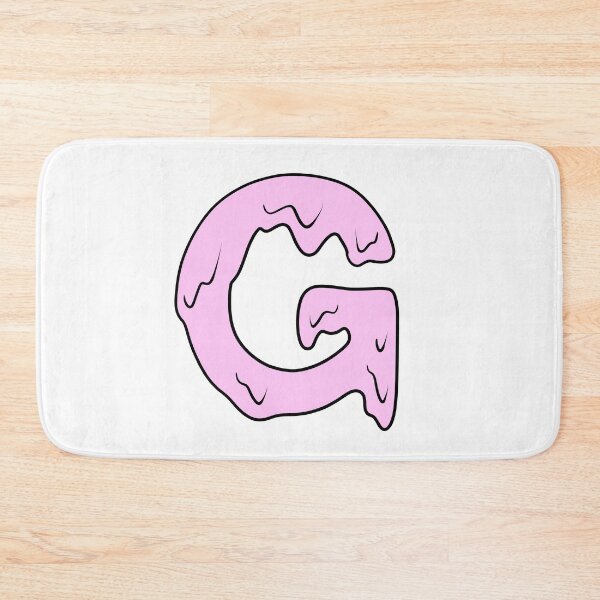 Item preview, melting pastel pink G initial  designed and sold by illhustration.