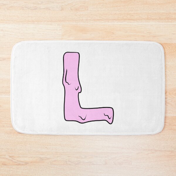 Item preview, melting pastel pink L initial  designed and sold by illhustration.