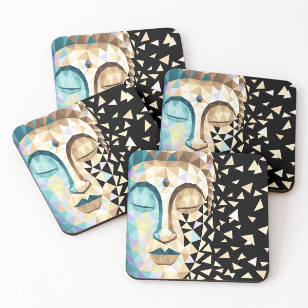 Item preview, Buddha stained glass art designed and sold by dreamofdenim.