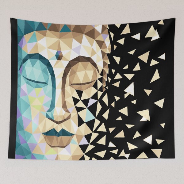 Item preview, Buddha stained glass art designed and sold by dreamofdenim.