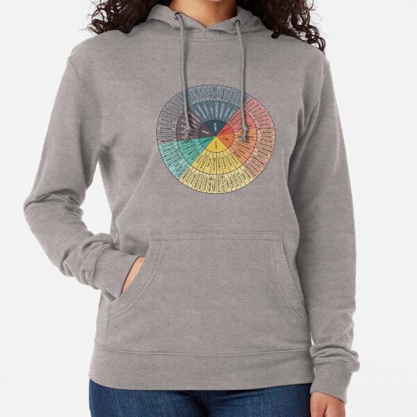 Wheel Of Emotions Lightweight Hoodie