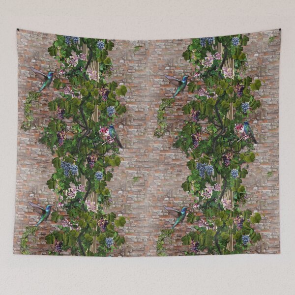 Item preview, Grapevines, Honeysuckles & Hummingbirds designed and sold by NadineMay.