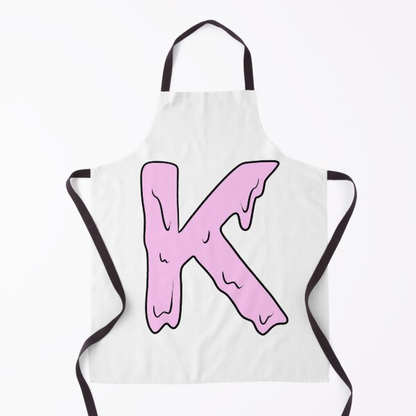 Item preview, melting pastel pink K initial  designed and sold by illhustration.