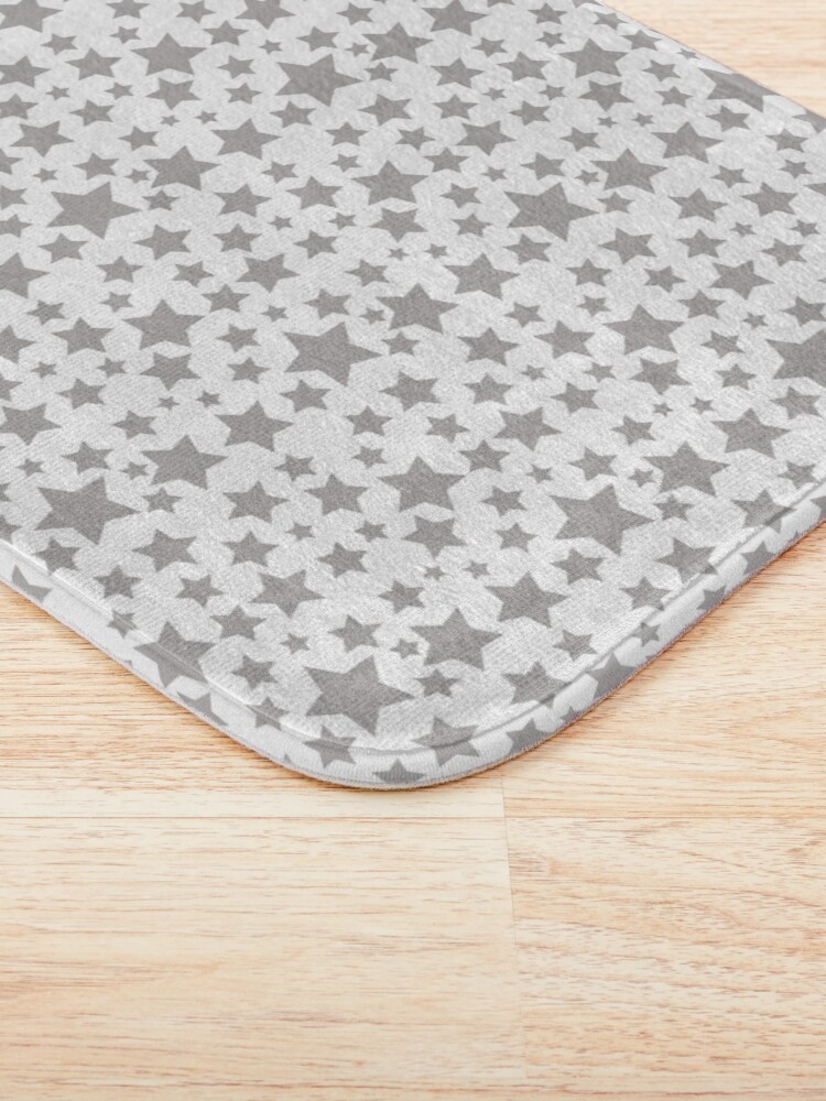 Alternate view of Grey Starry Sky Bath Mat