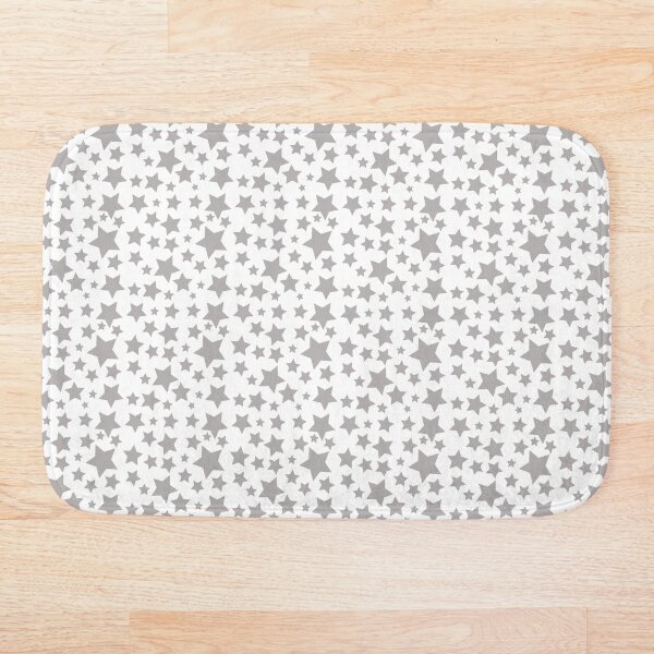 Grey Starry Sky Bath Mat