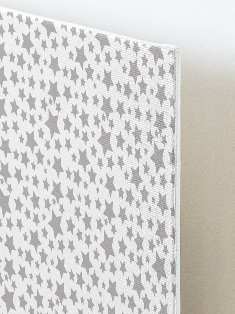 Alternate view of Grey Starry Sky Mounted Print