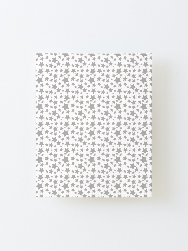 Alternate view of Grey Starry Sky Mounted Print