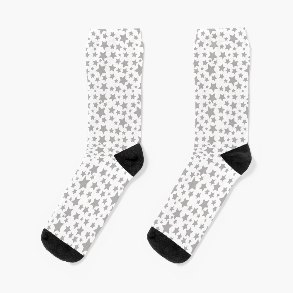 Grey Starry Sky Socks