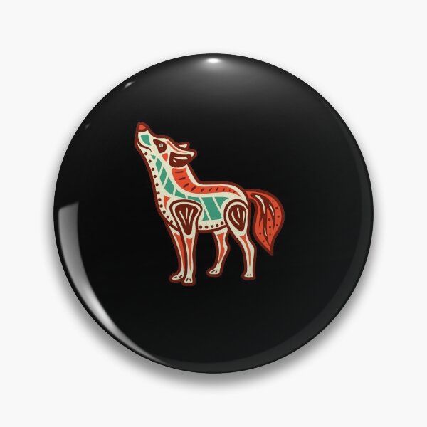Artikelvorschau, Wolf Totem Tier Totem Pot Indischer Schmuck Indigene Völker entworfen und verkauft von ShopTheStyle.
