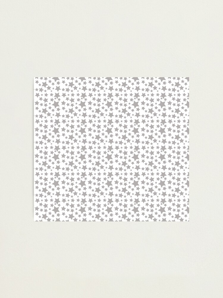 Alternate view of Grey Starry Sky Photographic Print