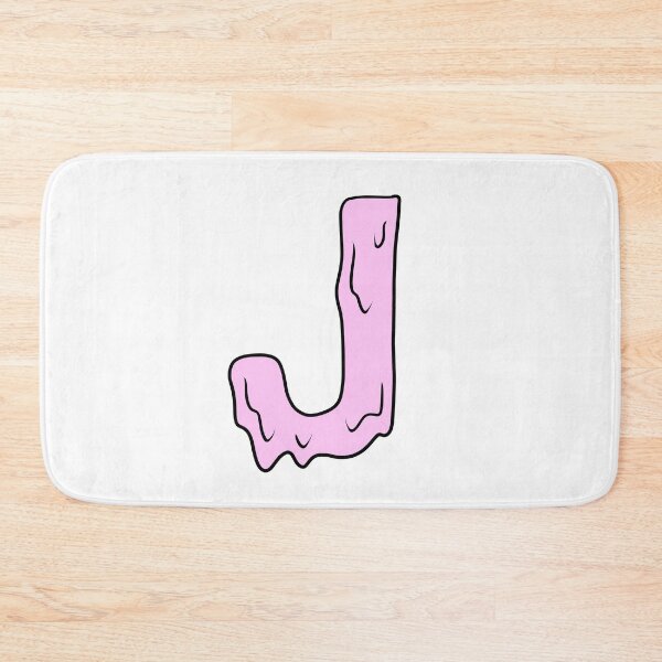 Item preview, melting pastel pink J initial  designed and sold by illhustration.