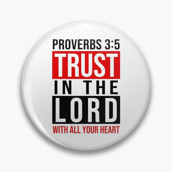 Item preview, Proverbs 3:5 - Trust In The Lord Black Red designed and sold by 4wordsmovement.