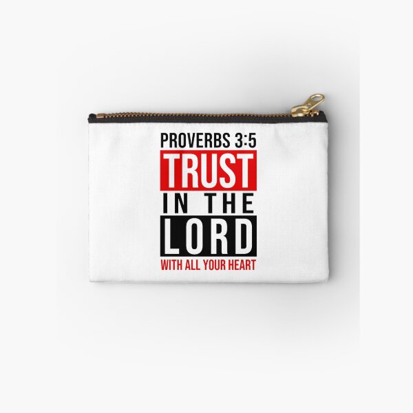 Item preview, Proverbs 3:5 - Trust In The Lord Black Red designed and sold by 4wordsmovement.