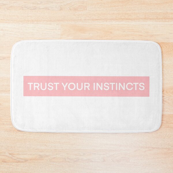 Item preview, Aesthetic Pink Trust Your Instincts Quote designed and sold by CaitlinCerys.
