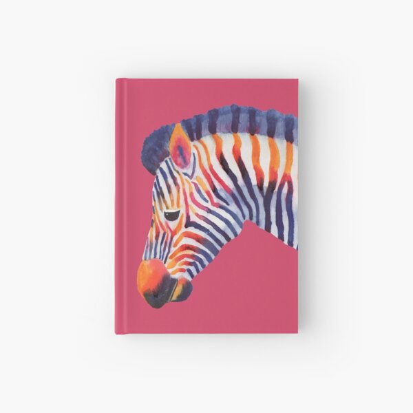 Colorful Zebra Hardcover Journal