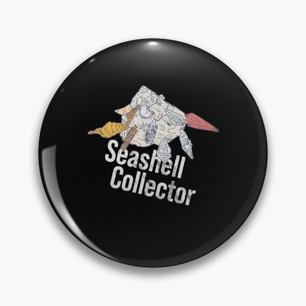 Item preview, Distressed Seashell Collector Text - Carrier Shell - Xenophora designed and sold by DeWinnes.