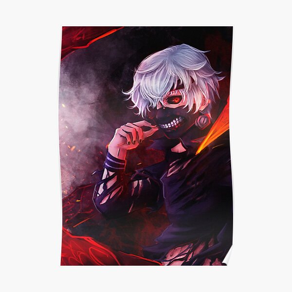 Keneki Posters Redbubble - ken kaneki face roblox