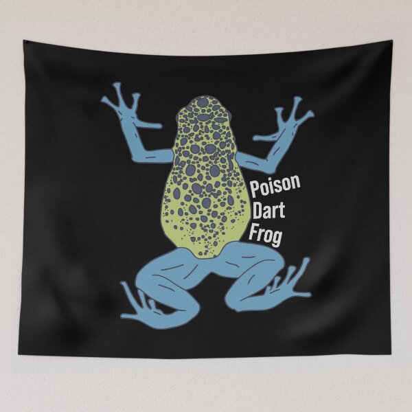 Item preview, Poison Dart Frog - Green Exotic Animal Text - Rain Forest designed and sold by DeWinnes.