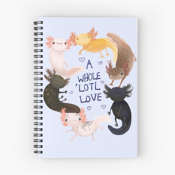 Item preview, A Whole Lotl Love, Cute Axolotl Owners Gift designed and sold by CraftyMartenArt.