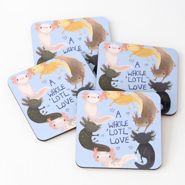 Item preview, A Whole Lotl Love, Cute Axolotl Owners Gift designed and sold by CraftyMartenArt.