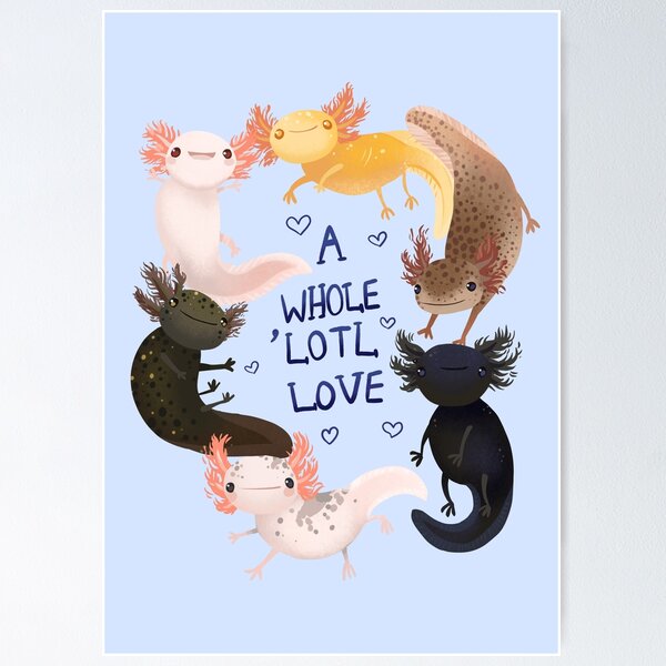 Best Axolotl Dad Ever,Cute Funny Axolotl #2 Canvas Print / Canvas