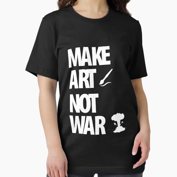 Item preview, Cool T-shirt Make Art Not War designed and sold by Marstore.
