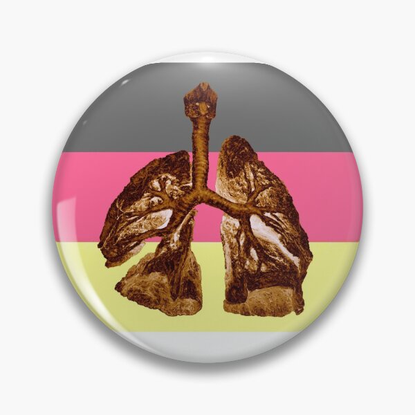 Item preview, Design of Human Lungs -  Rose Gold - Germany Flag Background designed and sold by uberanatomy.