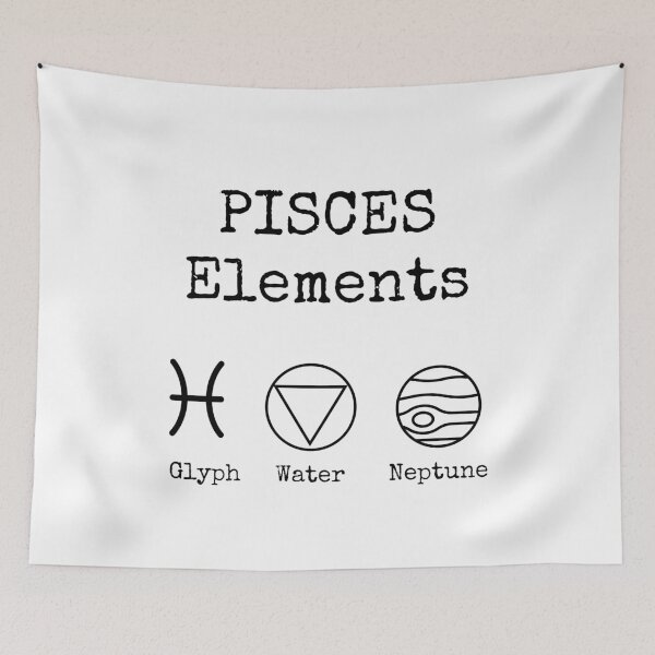 Item preview, Pisces Elements Design designed and sold by JaysignersPrint.