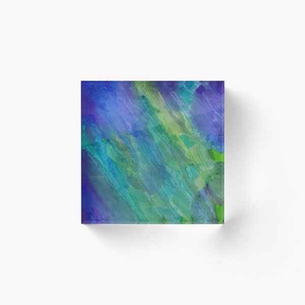 Ausspülen Acrylblock