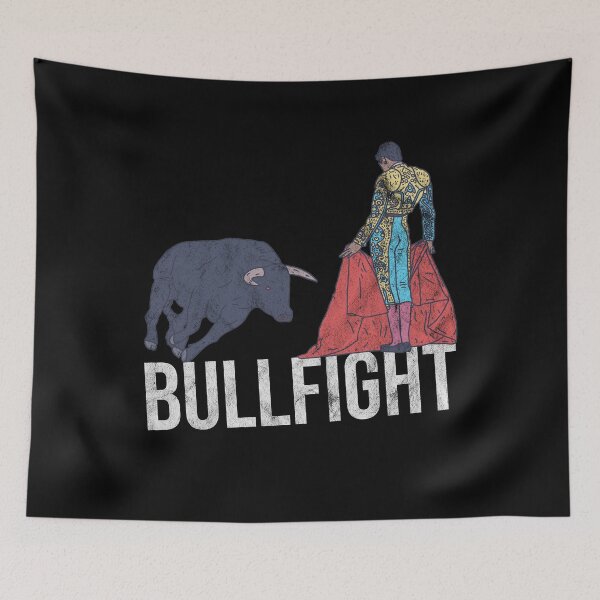 Item preview, Distressed Bullfighting - Bullfight Text - Matador and Bull designed and sold by DeWinnes.