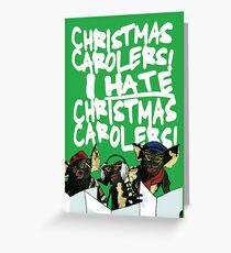 Gremlins alternative Christmas card Greeting Card