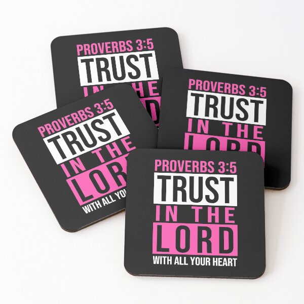 Item preview, Proverbs 3:5 - Trust In The Lord Christian Inspirational designed and sold by 4wordsmovement.
