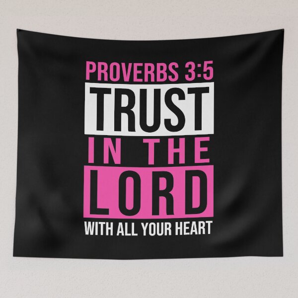 Item preview, Proverbs 3:5 - Trust In The Lord Christian Inspirational designed and sold by 4wordsmovement.