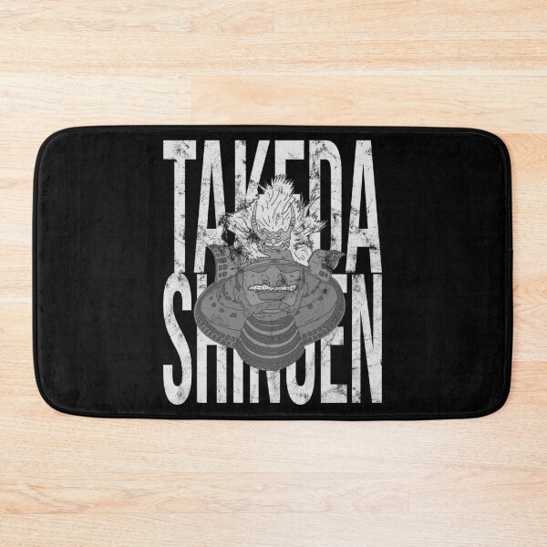 Item preview, Distressed Takeda Shingen - B&W Samurai Helmet Text designed and sold by DeWinnes.
